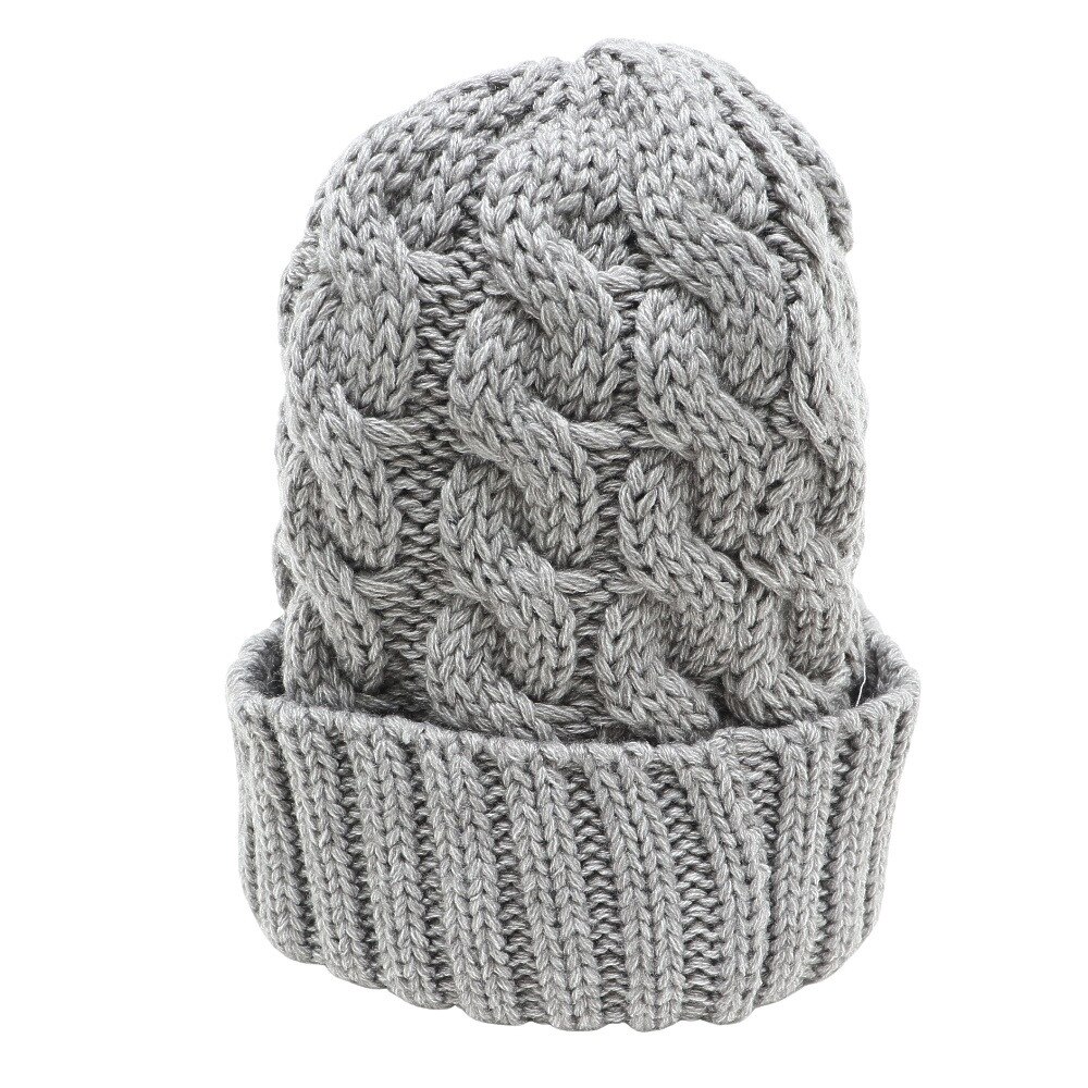 エアボーン（ARBN）（キッズ）ジュニア 帽子 ニット帽 グレー NATURE ニットキャップ AB33WC1394 GRY 防寒 雪あそび