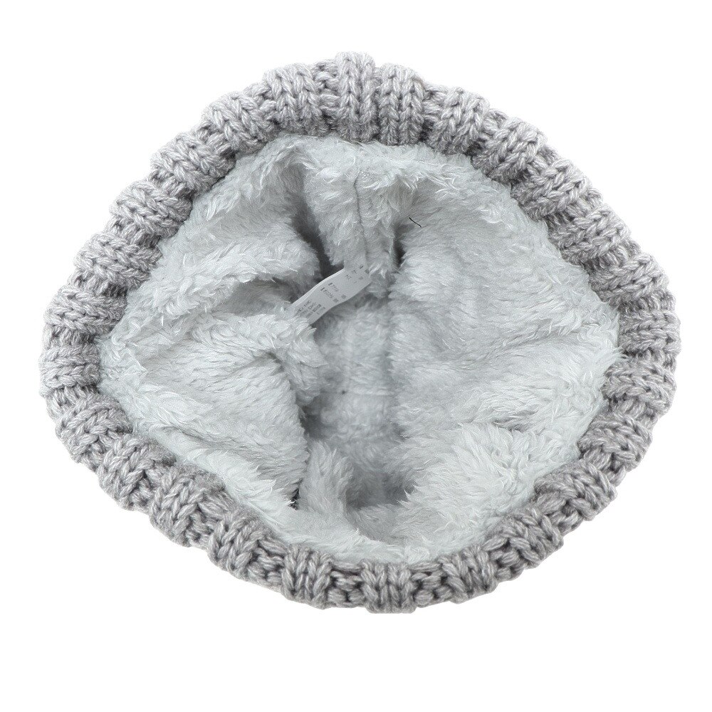 エアボーン（ARBN）（キッズ）ジュニア 帽子 ニット帽 グレー NATURE ニットキャップ AB33WC1394 GRY 防寒 雪あそび