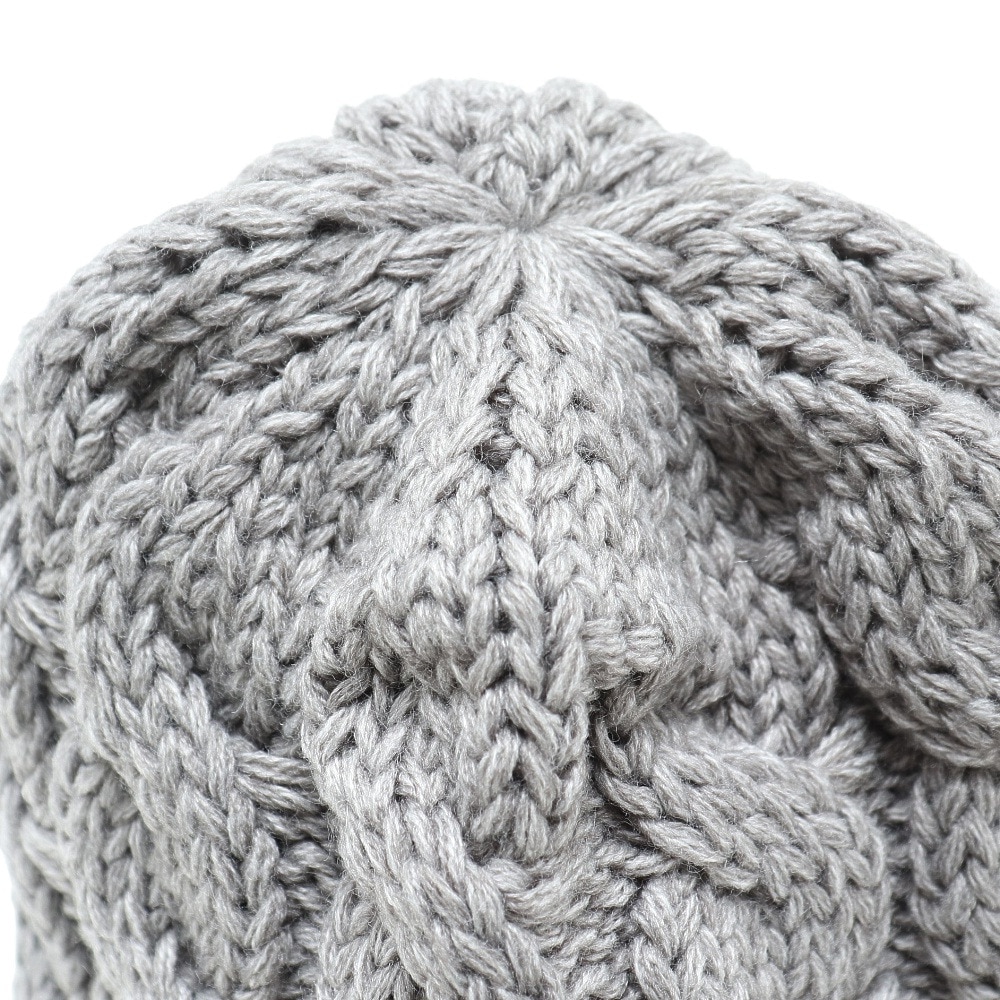 エアボーン（ARBN）（キッズ）ジュニア 帽子 ニット帽 グレー NATURE ニットキャップ AB33WC1394 GRY 防寒 雪あそび