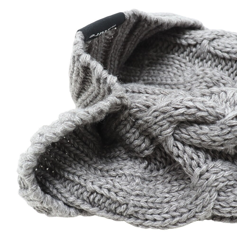 エアボーン（ARBN）（キッズ）ジュニア 帽子 ニット帽 グレー NATURE ニットキャップ AB33WC1394 GRY 防寒 雪あそび