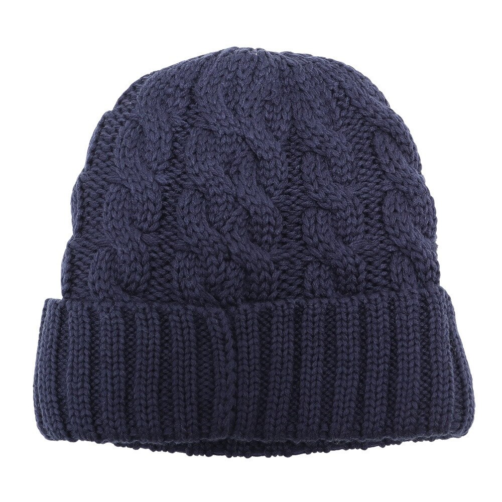 エアボーン（ARBN）（キッズ）ジュニア 帽子 ニット帽 ネイビー NATURE ニットキャップ AB33WC1394 NVY 防寒 雪あそび