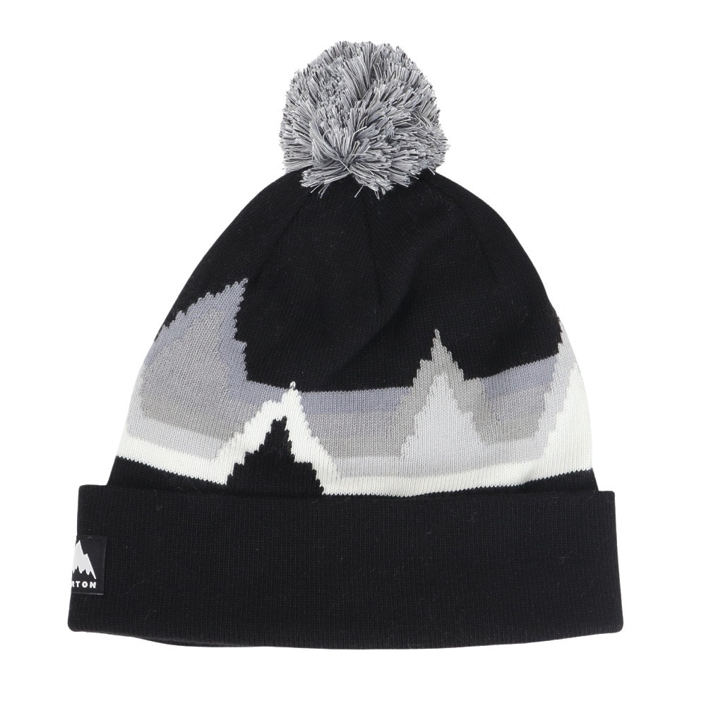 バートン（BURTON）（キッズ）ジュニア ニット帽 ポンポン リサイクル エコー レイク ビーニー 23460100001 ブラック 通学 スキー スノーボード スノボ