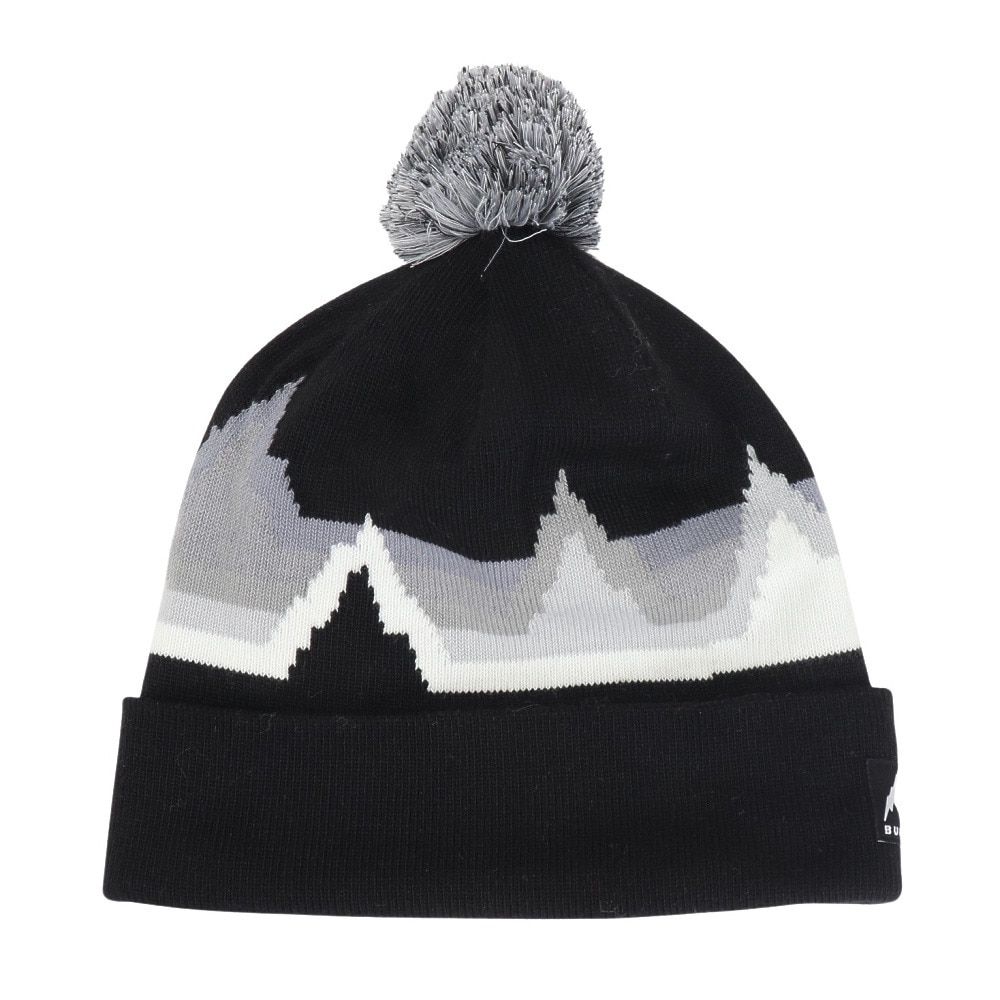 バートン（BURTON）（キッズ）ジュニア ニット帽 ポンポン リサイクル エコー レイク ビーニー 23460100001 ブラック 通学 スキー スノーボード スノボ