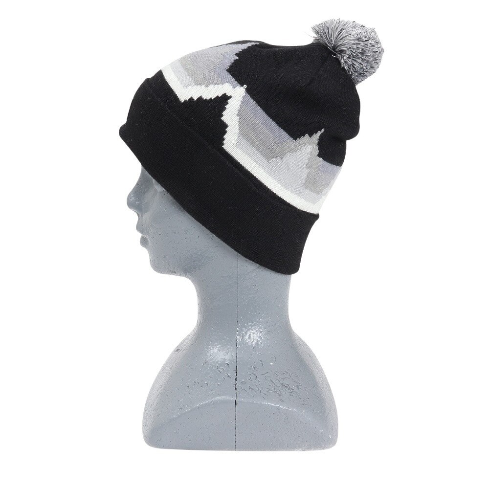 バートン（BURTON）（キッズ）ジュニア ニット帽 ポンポン リサイクル エコー レイク ビーニー 23460100001 ブラック 通学 スキー スノーボード スノボ