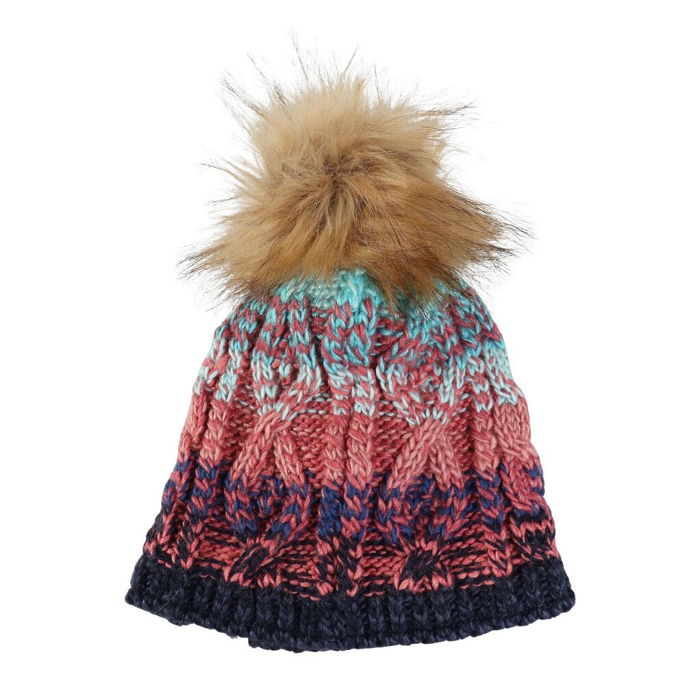 フェニックス（PHENIX）（キッズ）ジュニア ニット帽 Gradation Fur BEANIE ESG22HW60 NAVY