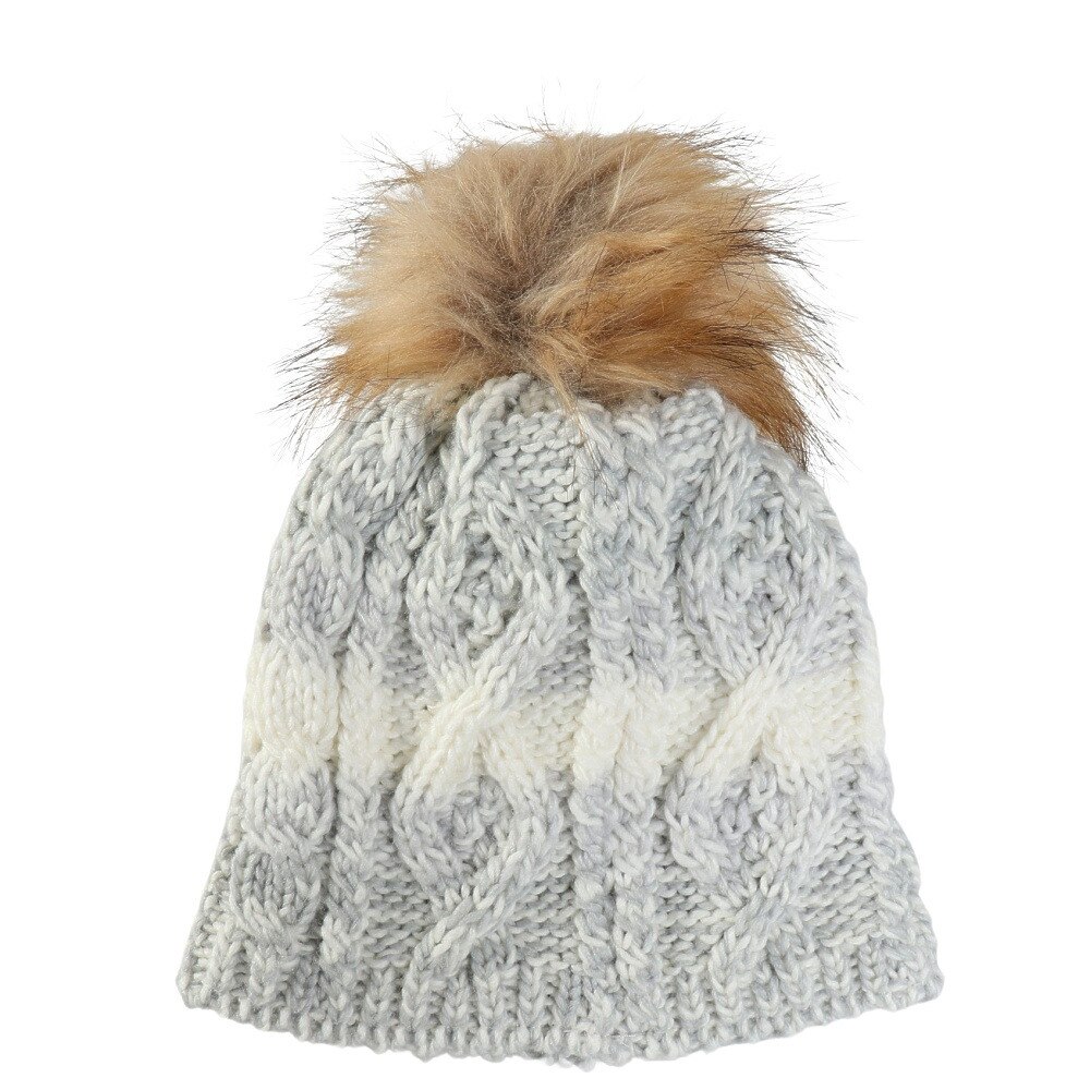 フェニックス（PHENIX）（キッズ）ジュニア ニット帽 Gradation Fur BEANIE ESG22HW60 WHITE