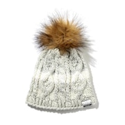 フェニックス（PHENIX）（キッズ）ジュニア ニット帽 Gradation Fur BEANIE ESG22HW60 WHITE