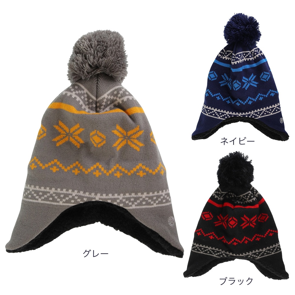ベスプ（VESP）（キッズ）ジュニア 帽子 ニット帽 耳あて VPJB1007NV