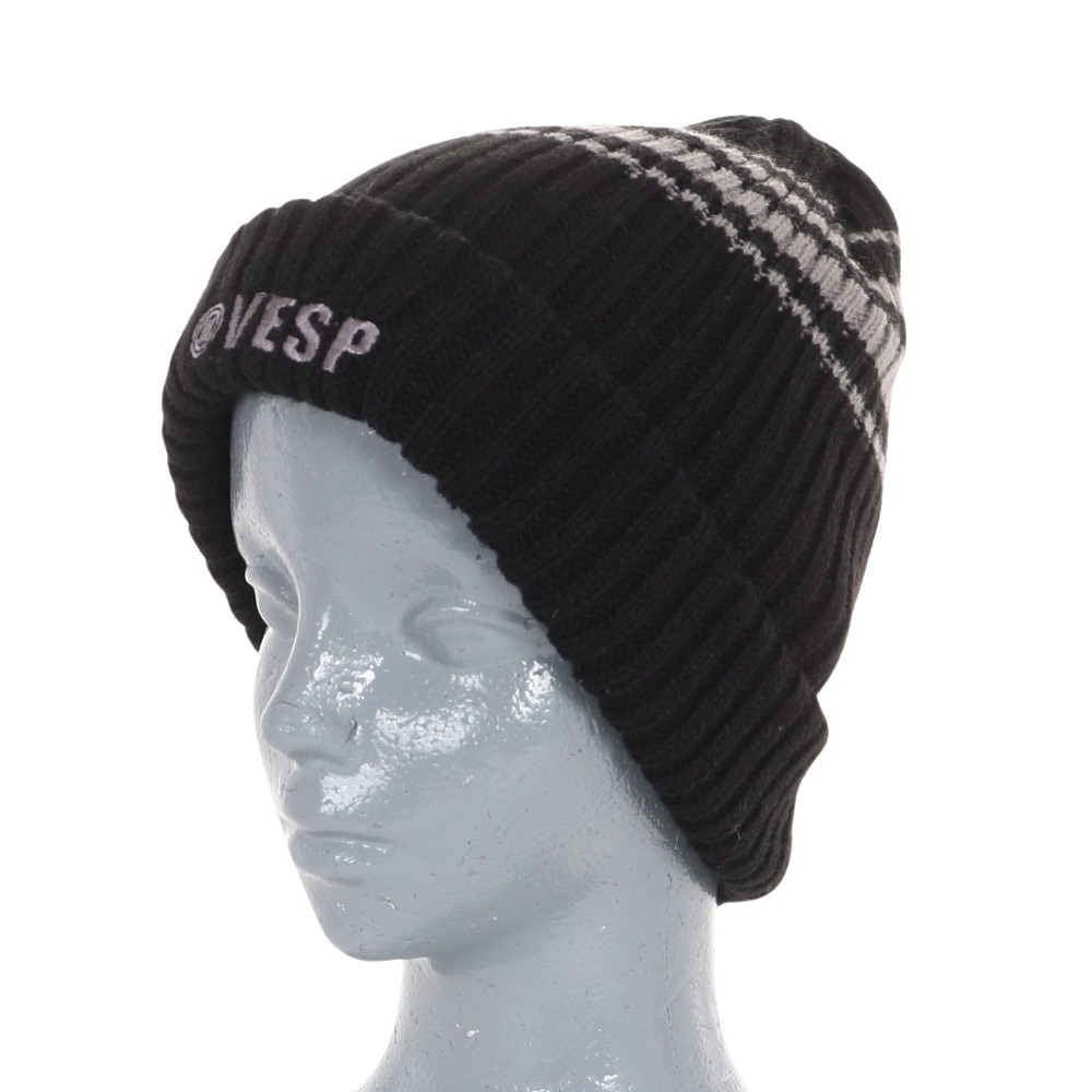 ベスプ（VESP）（キッズ）ジュニア ニット帽 ビーニー VPJB1013BK