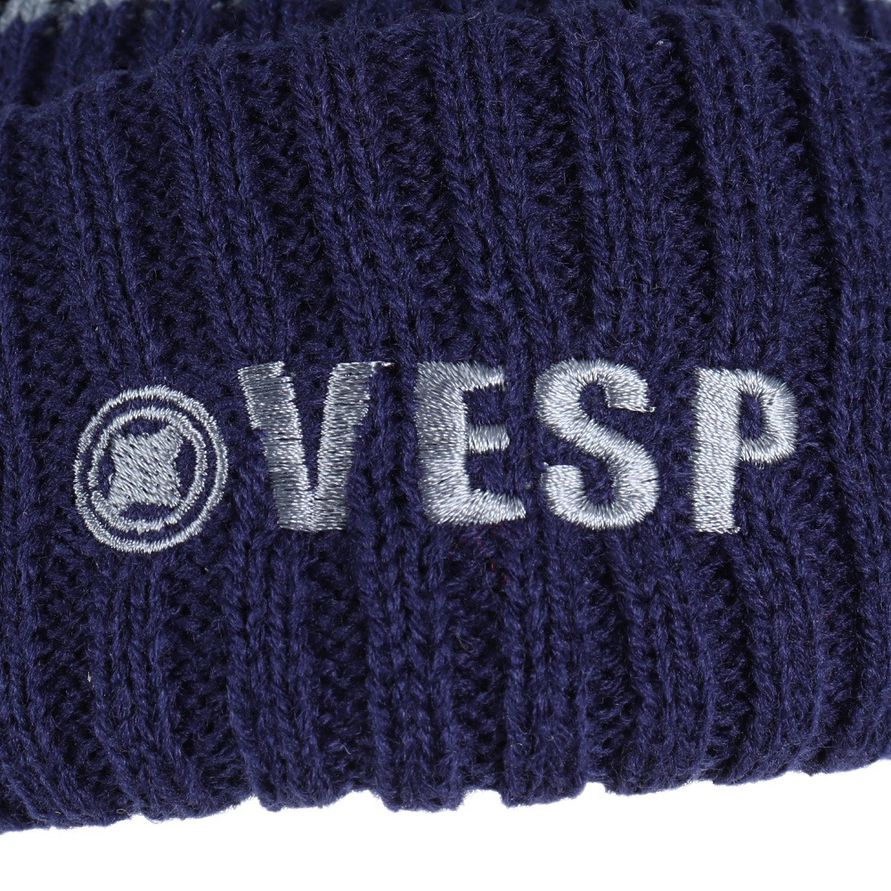 ベスプ（VESP）（キッズ）ジュニア ニット帽 ビーニー VPJB1013NV
