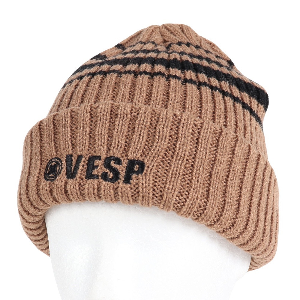 ベスプ（VESP）（キッズ）ジュニア ニット帽 ビーニー VPJB1013TAN