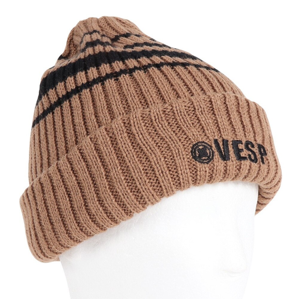 ベスプ（VESP）（キッズ）ジュニア ニット帽 ビーニー VPJB1013TAN