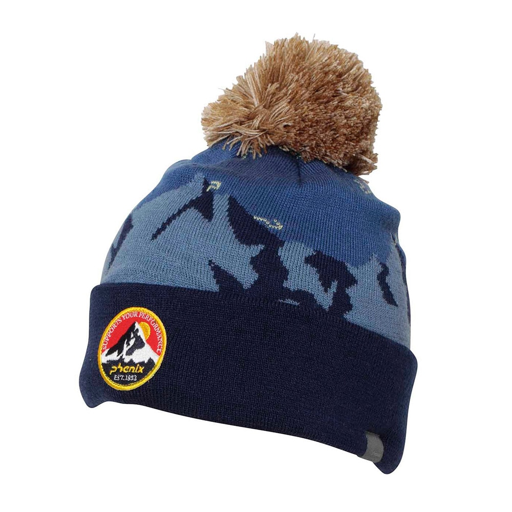 フェニックス（PHENIX）（キッズ）ジュニア 子供 ニット帽 スキー スノーボード Snow Mountain Junior Knit Hat ESB23HW82 NAVY