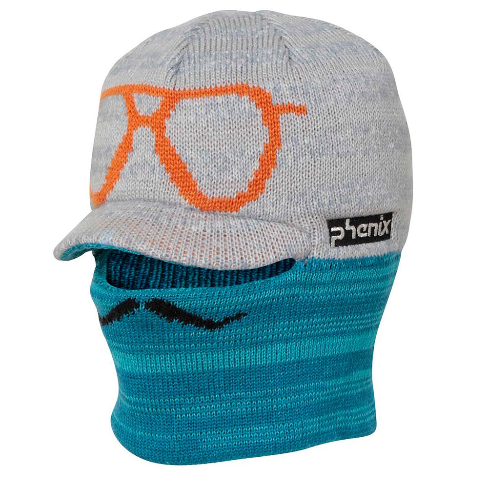 フェニックス（PHENIX）（キッズ）ジュニア 子供 バラクラバ スキー スノーボード Color glasses Junior Knit Hat  ESB23HW83 GRAY | ウィンタースポーツ・マリン用品はヴィクトリア
