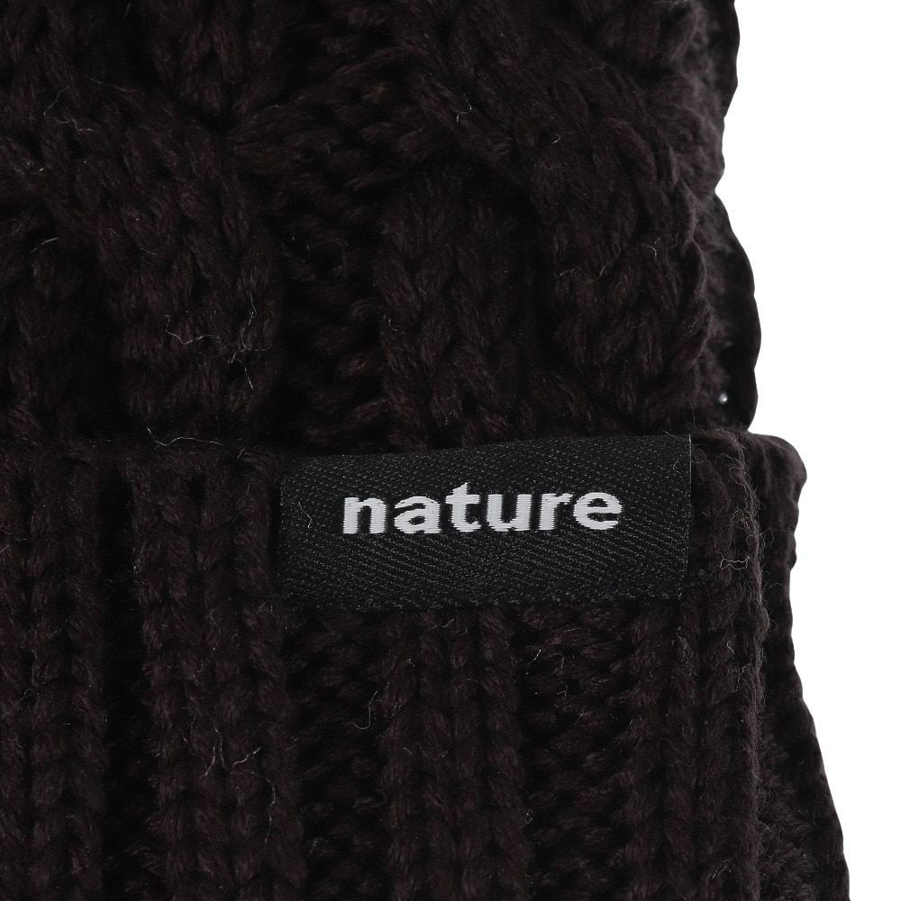 エアボーン（ARBN）（キッズ）ジュニア NATURE ニット帽 AB43WC1572 BLK