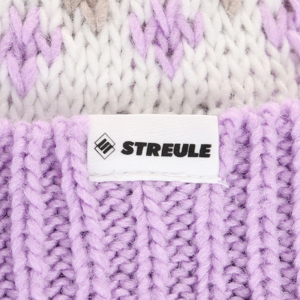 シュトロイレ（STREULE）（キッズ）帽子 ポンポン キッズ ニット帽 ST23FB0073 LVD