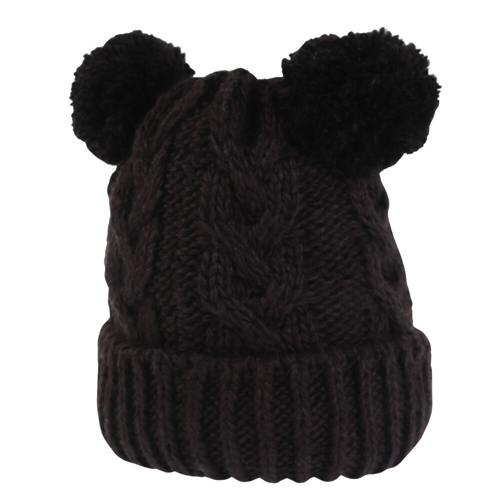 シュトロイレ（STREULE）（キッズ）ジュニア 帽子 BEAR ニットキャップ ST23FB0075 BLK