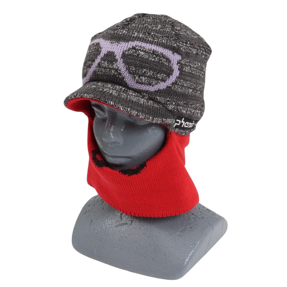 フェニックス（PHENIX）（キッズ）ジュニア Color glasses ニット帽子 ESB24HW83 BLACK