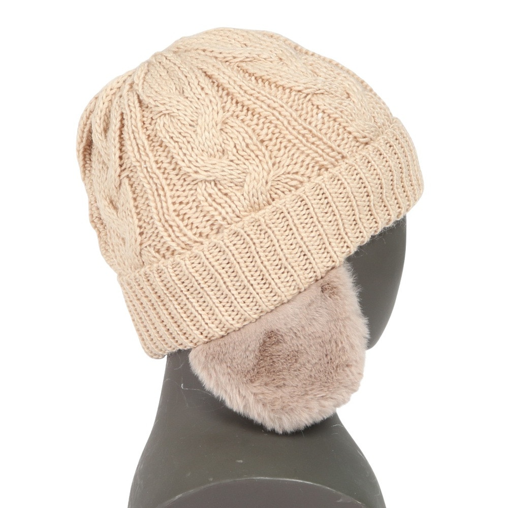 シュトロイレ（STREULE）（キッズ）キッズ 耳つき ニット ST24FB0051 BEG