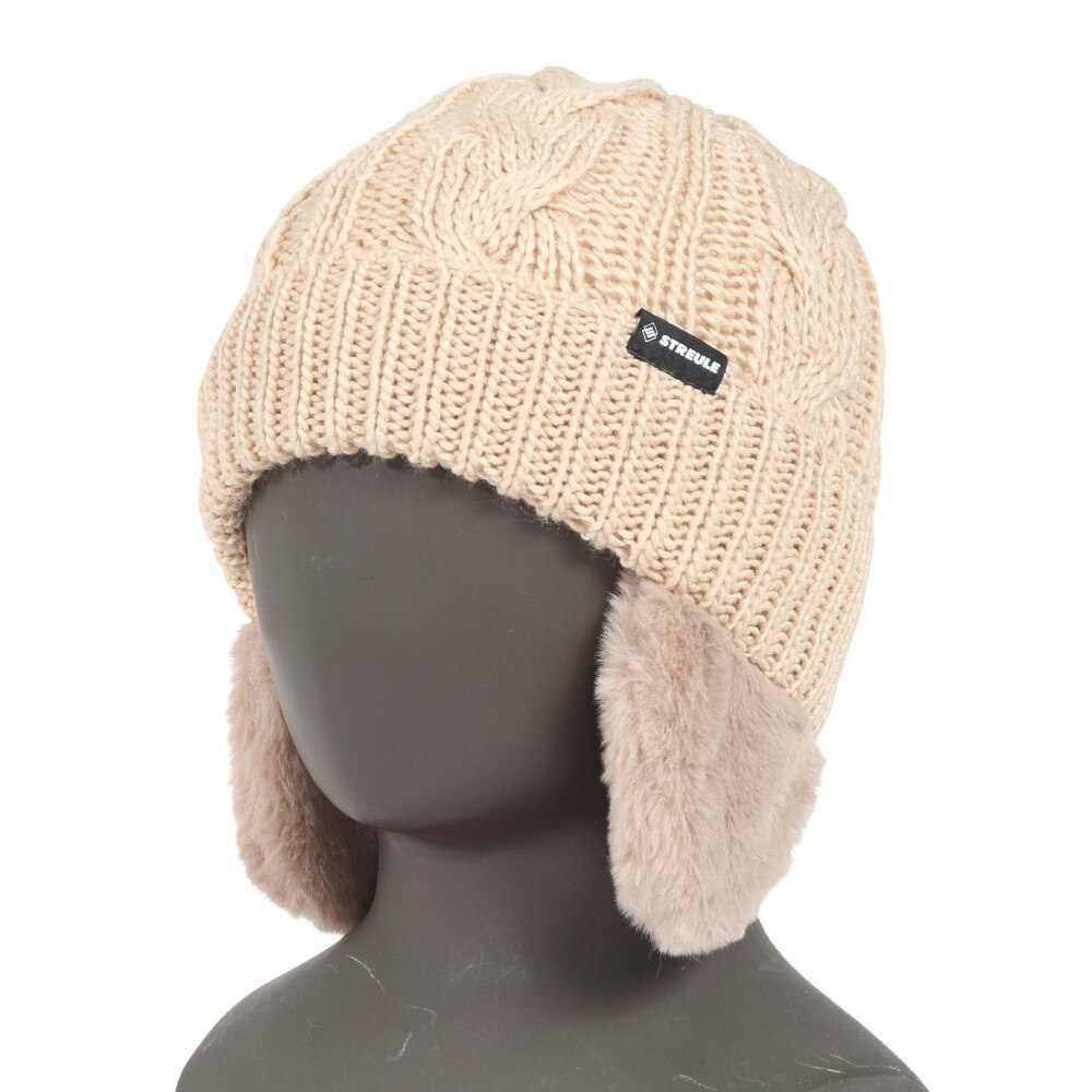 シュトロイレ（STREULE）（キッズ）キッズ 耳つき ニット ST24FB0051 BEG