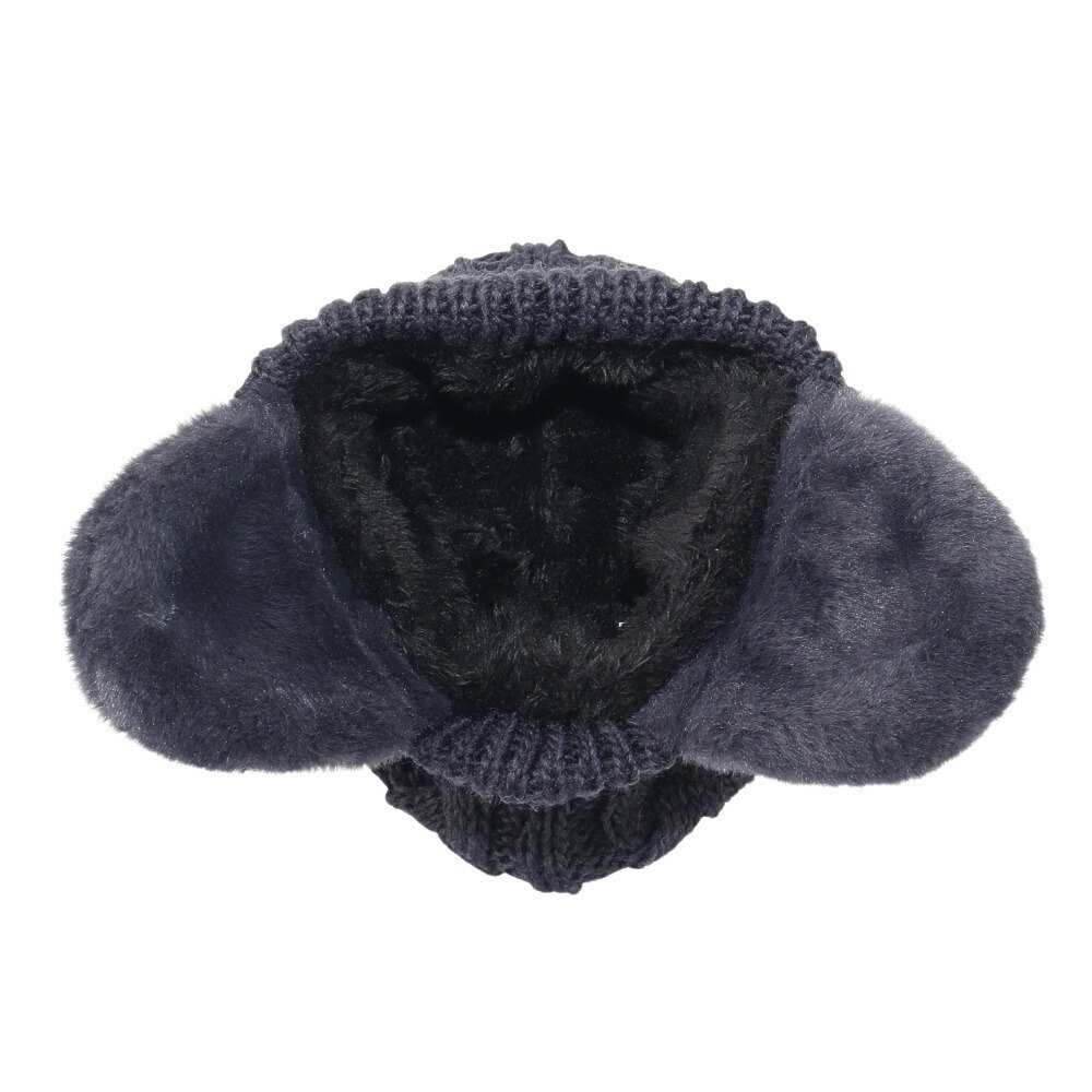 シュトロイレ（STREULE）（キッズ）キッズ 耳つきニット帽 ST24FB0051 BLK