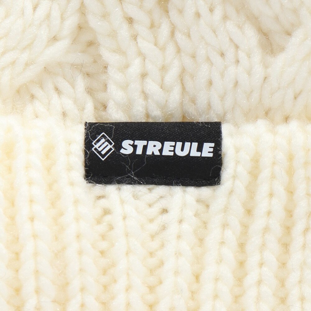 シュトロイレ（STREULE）（キッズ）キッズ 耳つきニット帽 ST24FB0051 OWHT