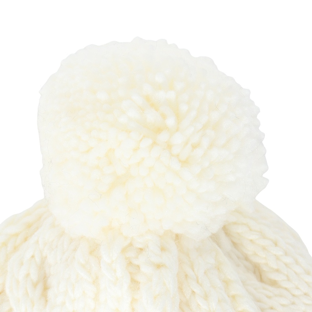 シュトロイレ（STREULE）（キッズ）キッズ 耳つきポンポン ニット帽子 ST24FB0052 OWHT