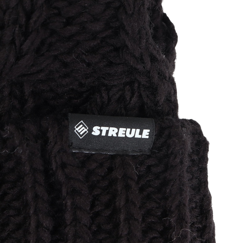 シュトロイレ（STREULE）（キッズ）キッズ ベアー ニット帽 ST24FB0053 BLK