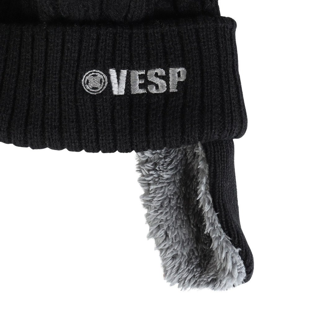 ベスプ（VESP）（キッズ）ジュニア 帽子 ビーニー VPJB1027BK