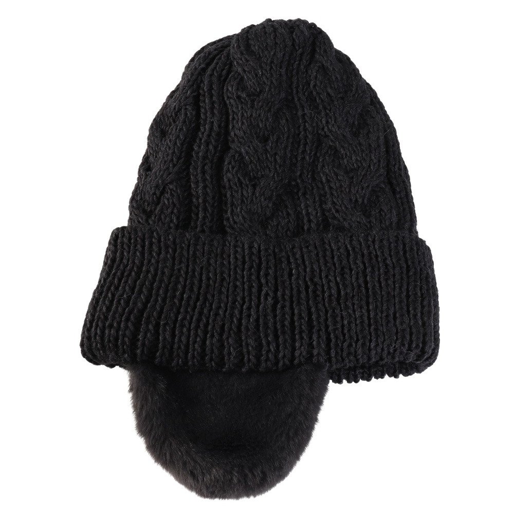 シュトロイレ（STREULE）（キッズ）ジュニア 耳付き ニット帽 ST25FB0082 BLK