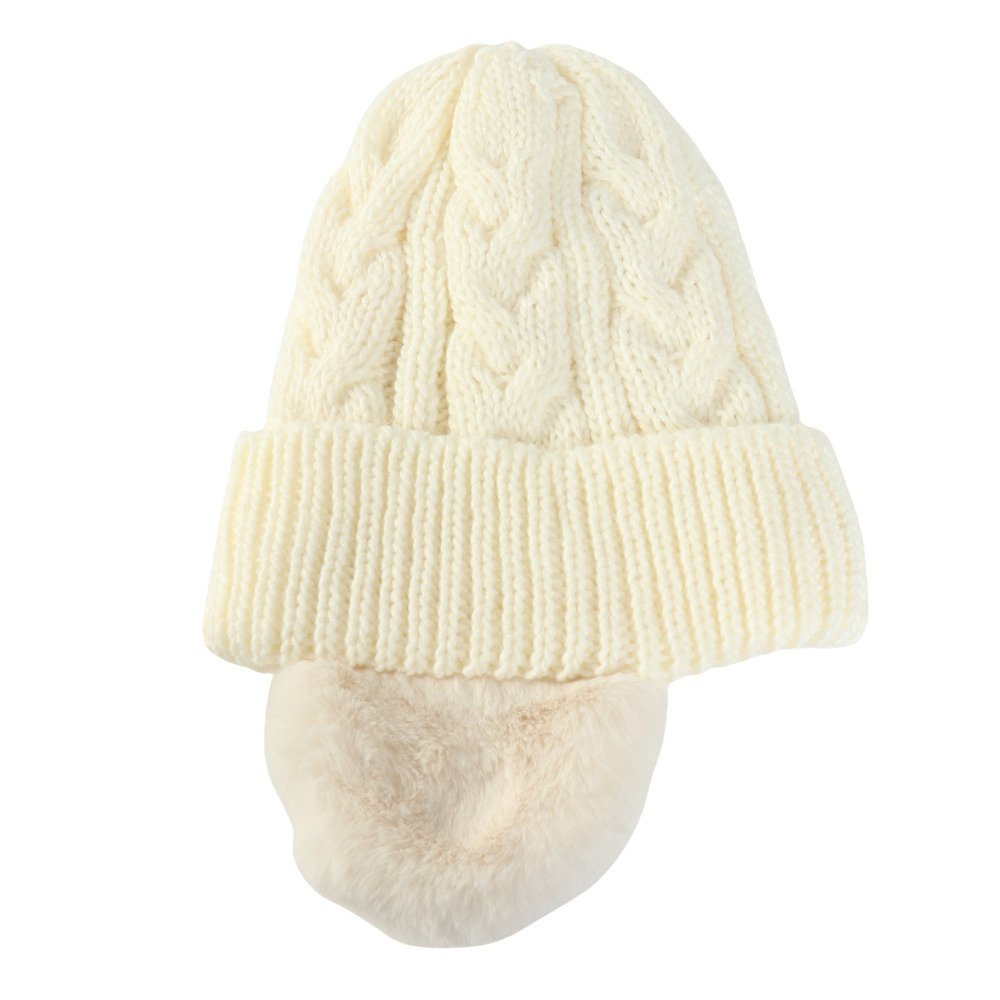 シュトロイレ（STREULE）（キッズ）ジュニア 耳付き ニット帽 ST25FB0082 OWHT
