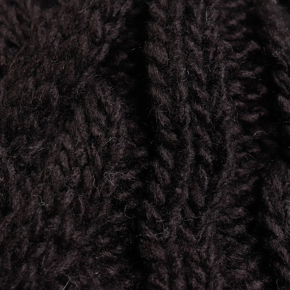 シュトロイレ（STREULE）（キッズ）ジュニア 耳付き ポンポン ニット帽 ST25FB0083 BLK