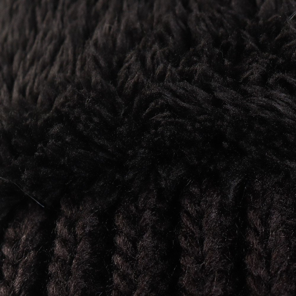 シュトロイレ（STREULE）（キッズ）ジュニア 耳付き ポンポン ニット帽 ST25FB0083 BLK