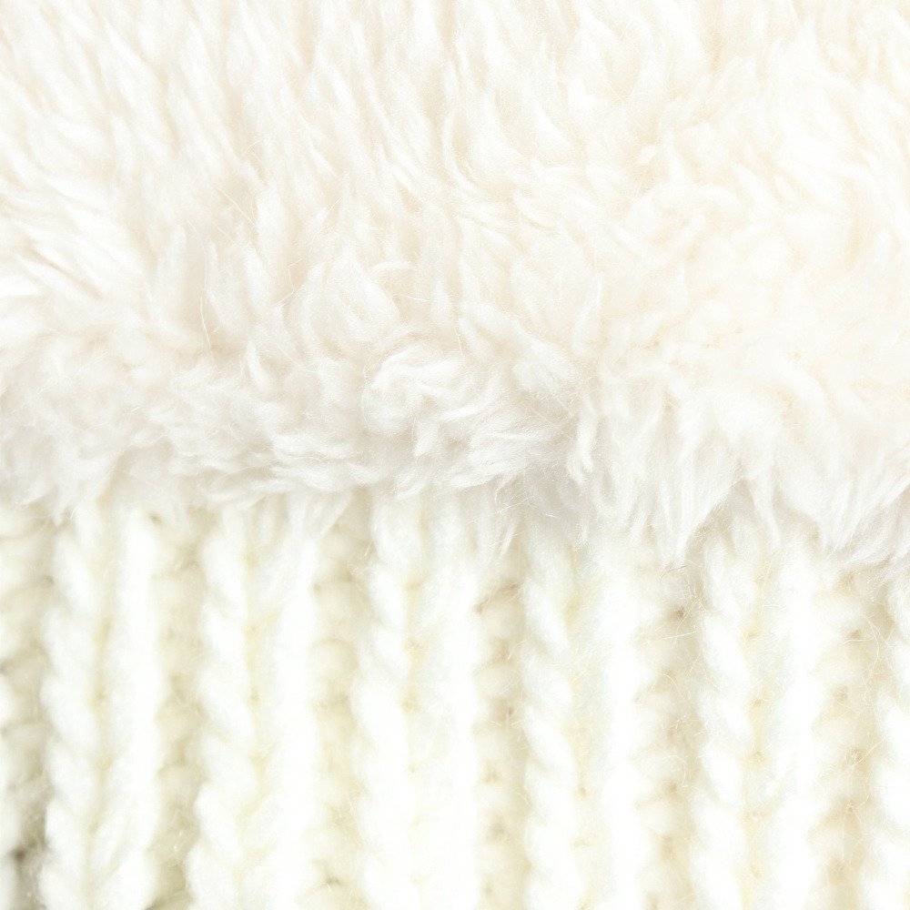 シュトロイレ（STREULE）（キッズ）ジュニア 耳付き ポンポン ニット帽 ST25FB0083 OWHT