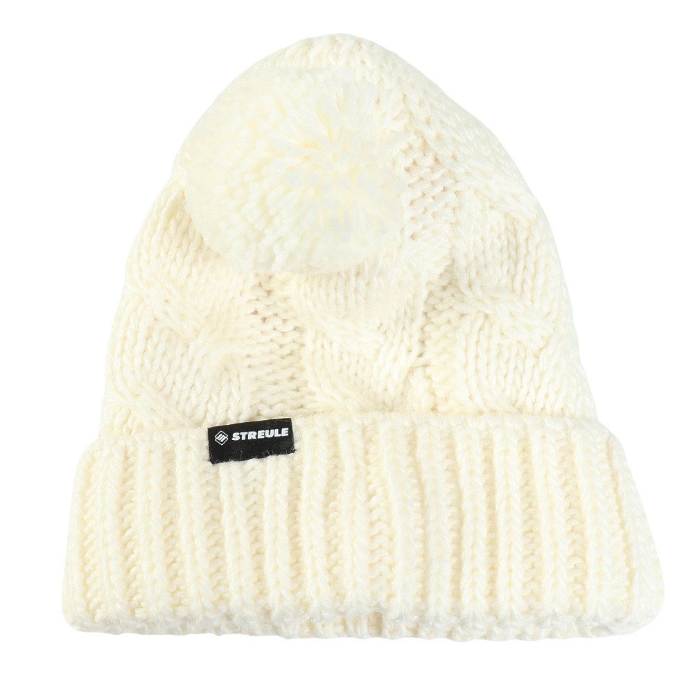 シュトロイレ（STREULE）（キッズ）ジュニア クマ耳 ニット帽 ST25FB0084 OWHT