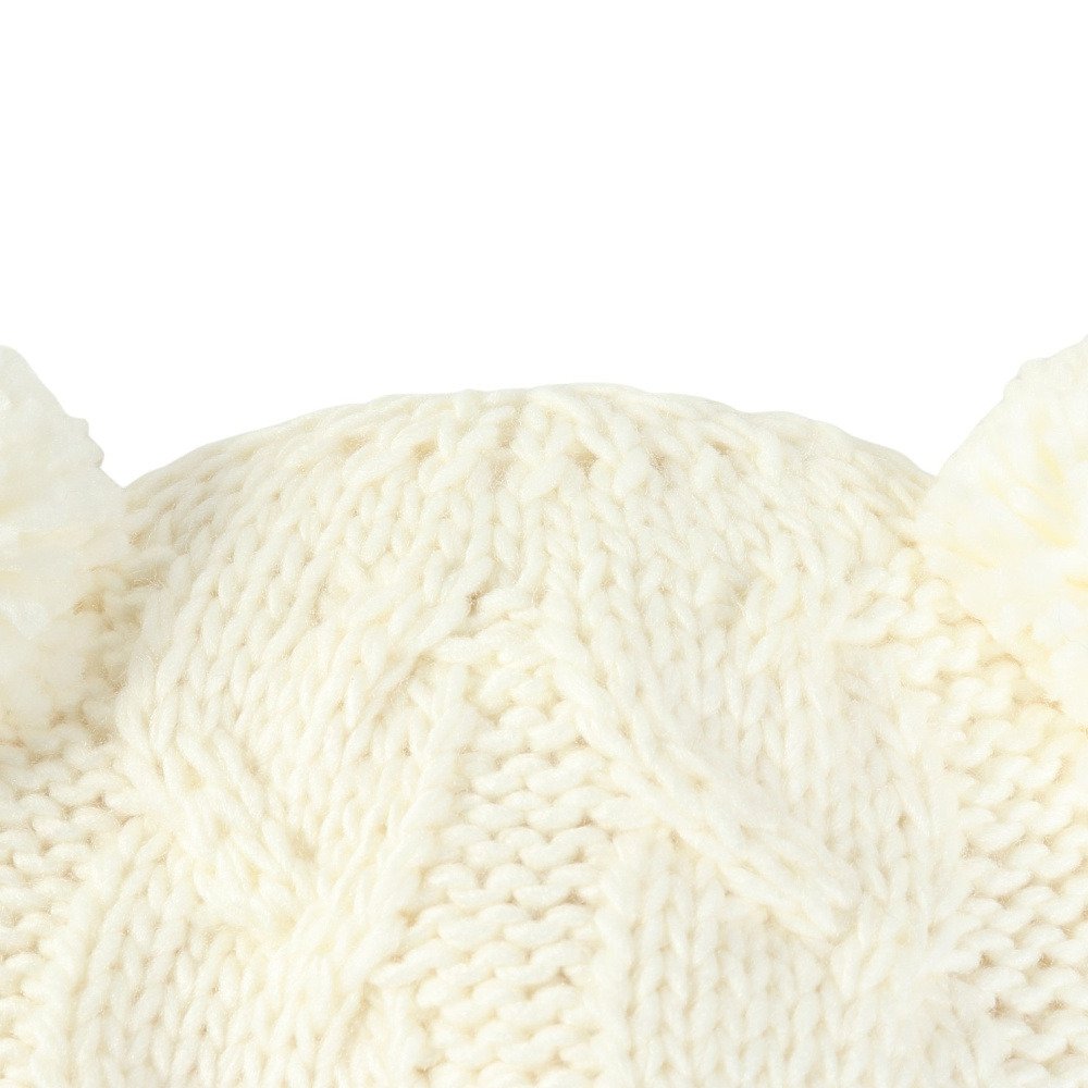 シュトロイレ（STREULE）（キッズ）ジュニア クマ耳 ニット帽 ST25FB0084 OWHT