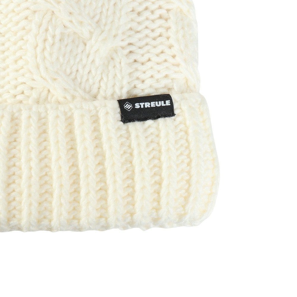 シュトロイレ（STREULE）（キッズ）ジュニア クマ耳 ニット帽 ST25FB0084 OWHT
