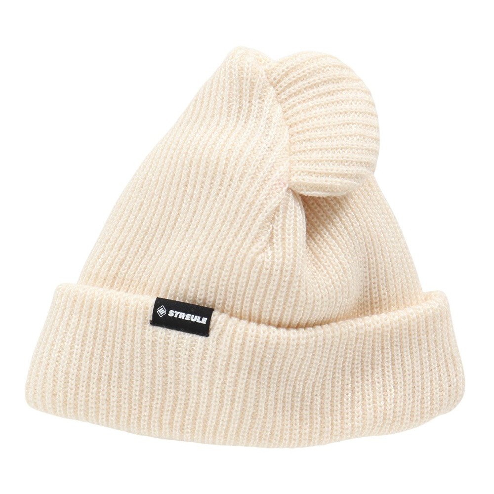 シュトロイレ（STREULE）（キッズ）ジュニア クマ耳 ニット帽 ST25FB0086 OWHT