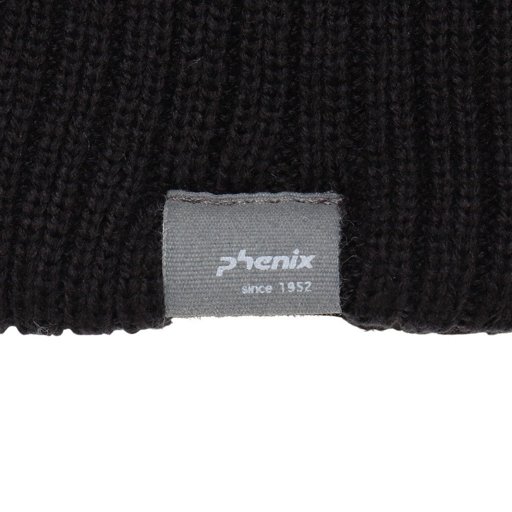 フェニックス（PHENIX）（キッズ）ジュニア ビッグロゴ ニットハット ESB25HW82BLACK