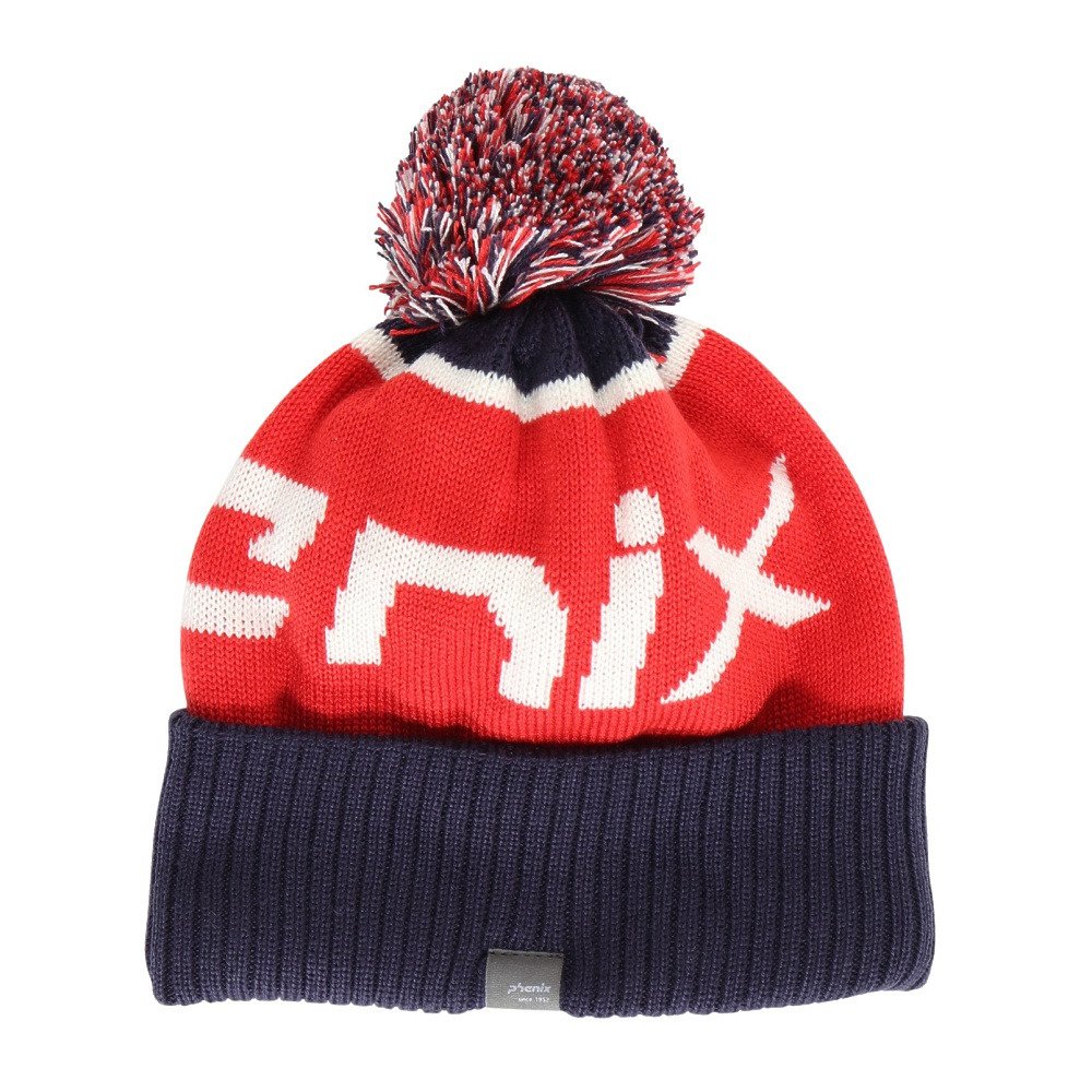 フェニックス（PHENIX）（キッズ）ジュニア ビッグロゴ ニットハット ESB25HW82NAVY