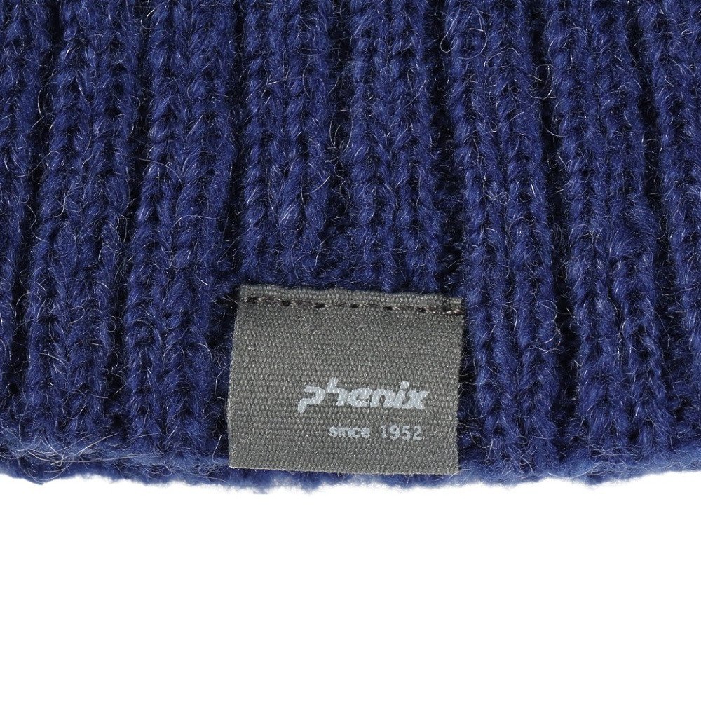 フェニックス（PHENIX）（キッズ）ジュニア ビーニー ミックスボーダー ニットハット ESG25HW92NAVY