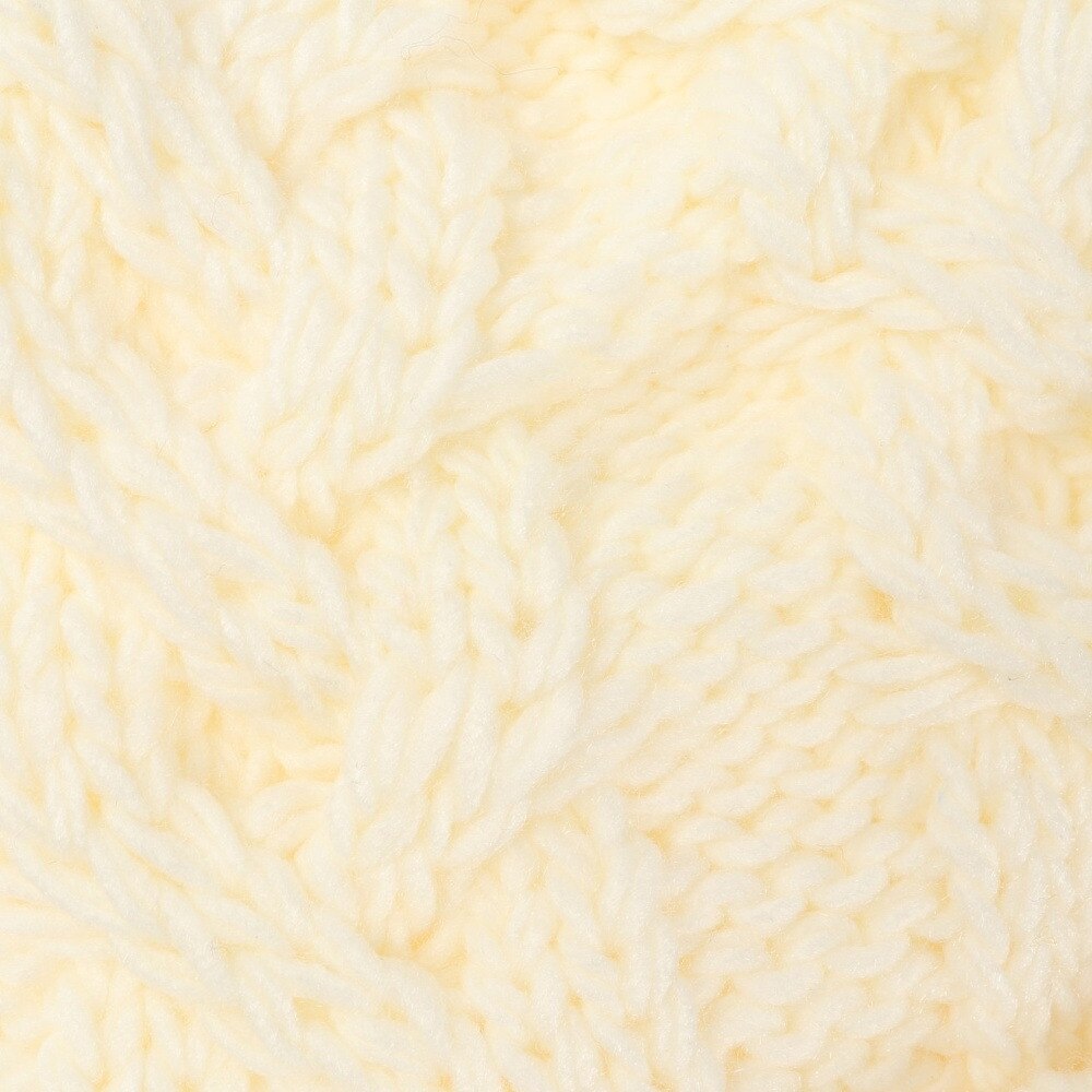 その他ブランド（OTHER BRAND）（キッズ）ジュニア 帽子 ニット帽 ポンポン ベアー くま ニットキャップ ホワイト 335NN2DW0019 WHT 防寒 雪あそび