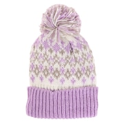 (キッズ)ジュニア 帽子 ニット帽 ポンポン ニットキャップ 335NN2DW0021  防寒 雪あそび