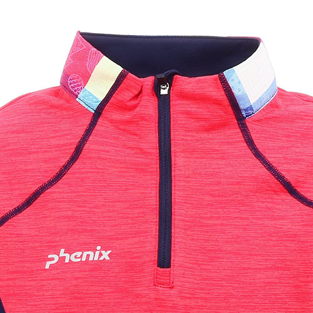 フェニックス（PHENIX）（キッズ）ジュニア ストレッチフリーズジップTシャツ PSAH2LS90 HEMA