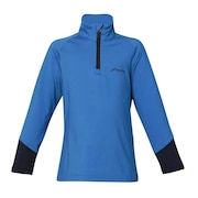 (キッズ)ジュニア 子供 インナーウェア 長袖 スキー ウェア Lightning Junior 1/2 Zip Tee ESB23LS80 BLUE