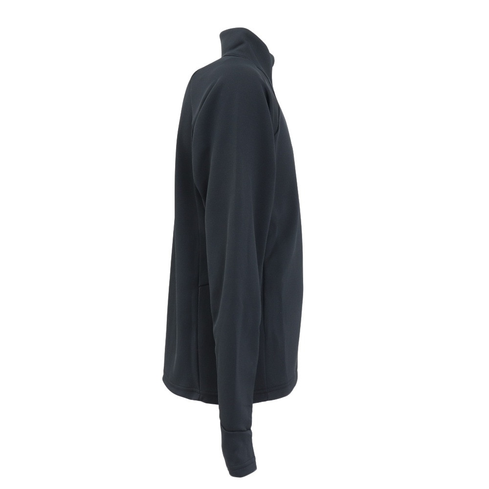 デサント（DESCENTE）（キッズ）ウィンター アンダーシャツ ジュニア フロントジップ タートルネック DW4FLT61J BK01