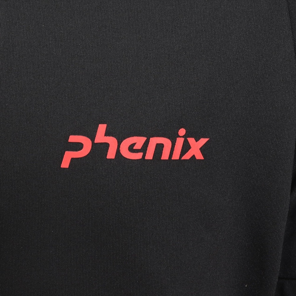 フェニックス（PHENIX）（キッズ）スリーブライン ジュニア ハーフジップ ウィンター アンダーシャツ ESB24LS80 BLACK