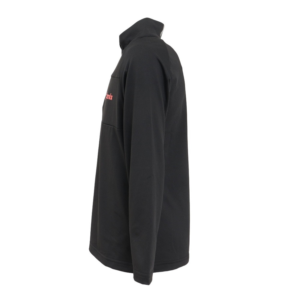 フェニックス（PHENIX）（キッズ）フロントライン ジュニア ハーフジップ ウィンター アンダーシャツ ESG24LS90 BLACK