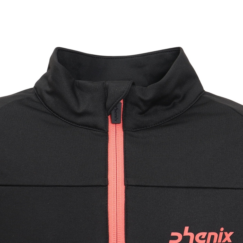 フェニックス（PHENIX）（キッズ）フロントライン ジュニア ハーフジップ ウィンター アンダーシャツ ESG24LS90 BLACK