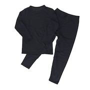 (キッズ)ジュニア ウィンターインナー 上下セット ST24FB0068 BLK